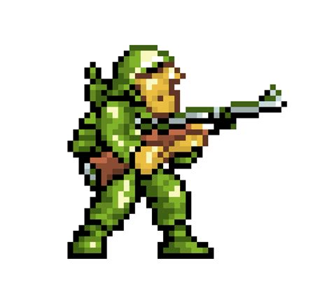 Metal Slug Soldier Pixel Art Maker