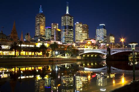 1166374 City Cityscape Night Reflection Skyline Skyscraper