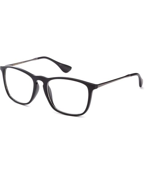 newbee fashion classic unisex keyhole fashion clear lens eye glasses and sunglasses with flash