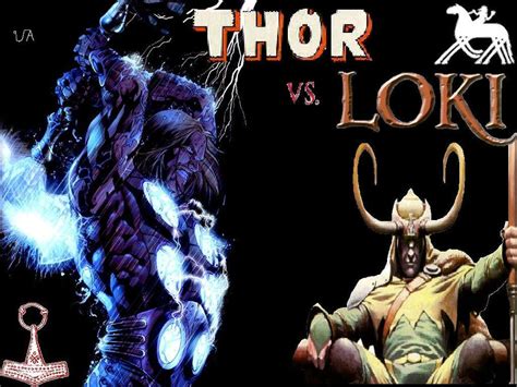 Thor Vs Loki Wallpaper By Ungodly Ankh On Deviantart