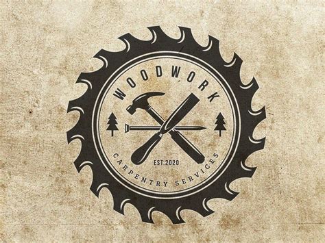 Logo Design Woodwork And Carpentry Logo Custom Logo Etsy Logo