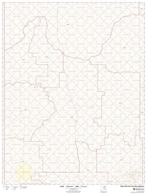 Roger Mills Zip Code Map Oklahoma Roger Mills County Zip Codes