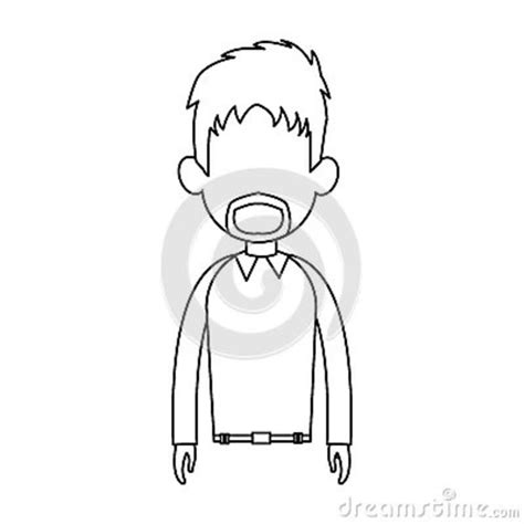 Faceless Man Cartoon Icon Image Stock Illustration Illustration Of Networking User 88652246