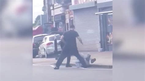 Thugs Repeatedly Kick Defenceless Man In Head Eight Times During Attack