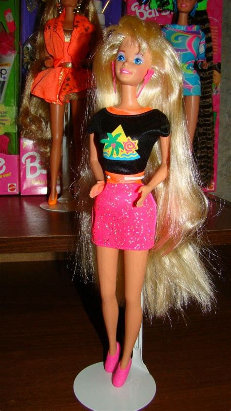 Glitter Hair Barbie Doll 1993 Blonde Barbie Collector Barbie 80s Barbie Dolls Barbie