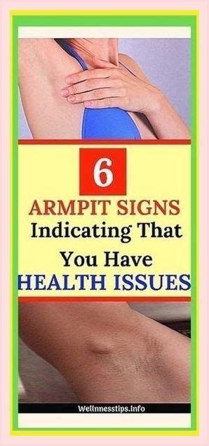 6 Armpit Signs Indicating That You Have Health Issues In 2022 Health