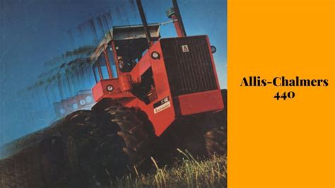 Allis Chalmers 440 4wd Tractor Youtube