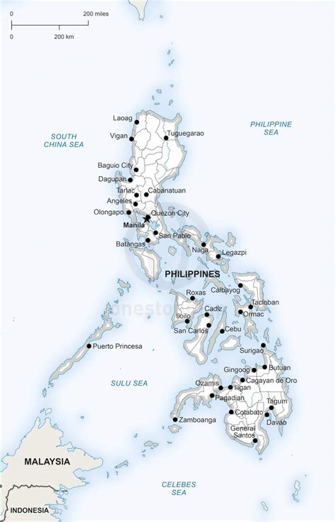 Philippines Political Map Ph