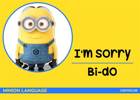 25 Minion Words Every Minion Lover Needs To Know By Heart Because Banana