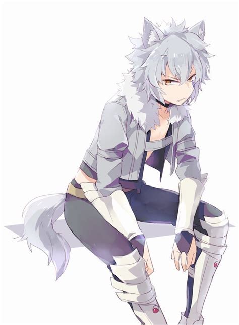 Anime Boy Anime White Hair Boy Wolf Boy Anime Anime Wolf Girl