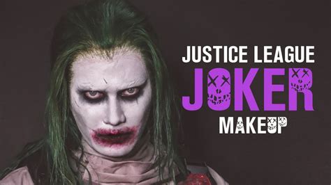 Joker Zack Snyders Justice League Makeup Tutorial Prince De Guzman Transformations Youtube