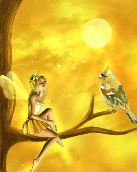Yellow Fairies Yellow Fairy Unicorn And Fairies Fairy Fairy Dragon