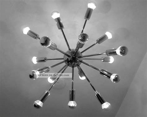 Sölken pusteblume sputnik lampe stab pendel hänge leuchte vintage 60er 70er. 16 - Fach Sputnik Designleuchte Pendelleuchte Lampe Lüster ...