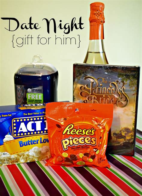 We've come up with a list that includes both practical and funny ideas! Date Night {a gift for him} - The Domestic Geek Blog