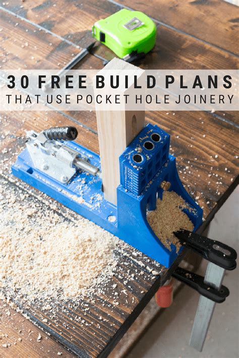 Kreg Jig Project Plans 30 Free Plans That Use Pocket Hole Joinery