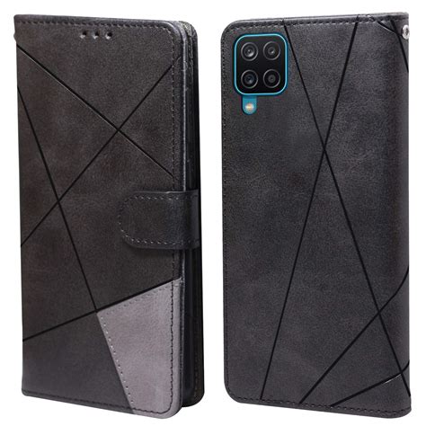 Jkobi Dual Leather Professional Flip Cover Case For Samsung Galaxy A12