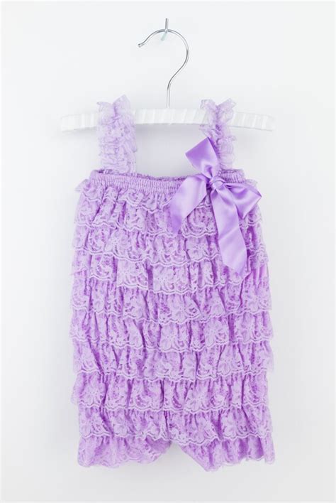 Lavender Lace Petti Romper Lace Baby Romper Baby By Babybouteek