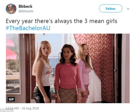 The Bachelor Viewers Liken Cat Alisha And Romy To Mean Girls Daily
