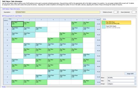 This rotation schedule template does not handle all types of shift schedule patterns. Employee Scheduling Example: Two 8 hour shifts for 12 ...