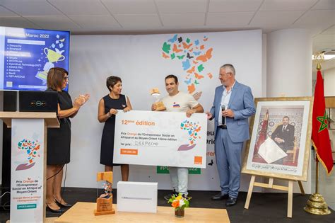 Nouveaux Lauréats De La 12ème édition Du Prix Orange De Lentrepreneur