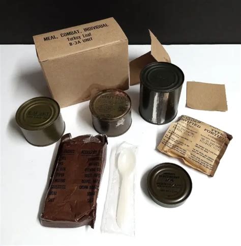 Vietnam War Era Us Army C Ration B 3a Unit Turkey Loaf Accessory Pack