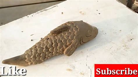 How To Make Clay Fish Easy Clay Sculpture Fish Sculpture