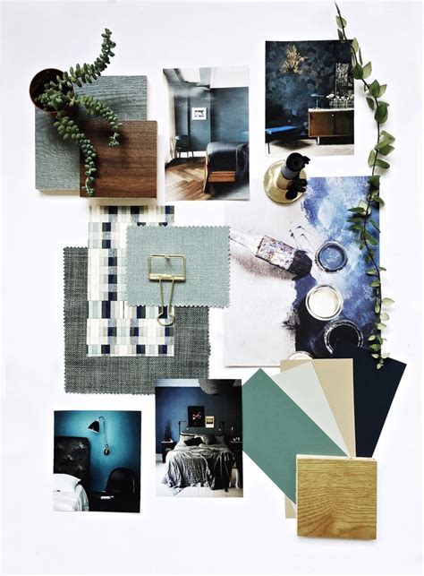 Moody Bedroom Mood Board Eclectic Trends Stimmungstafel Moodboard