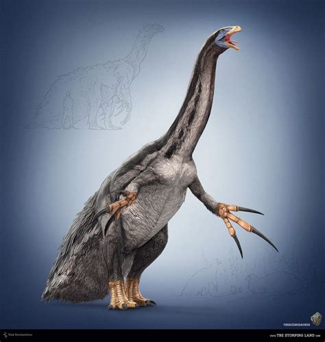 Therizinosaurus Dinosaur Prehistoric Animals Extinct Animals