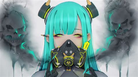 Anime Girl Toxic Gas Mask Sci Fi 4k 62620 Wallpaper