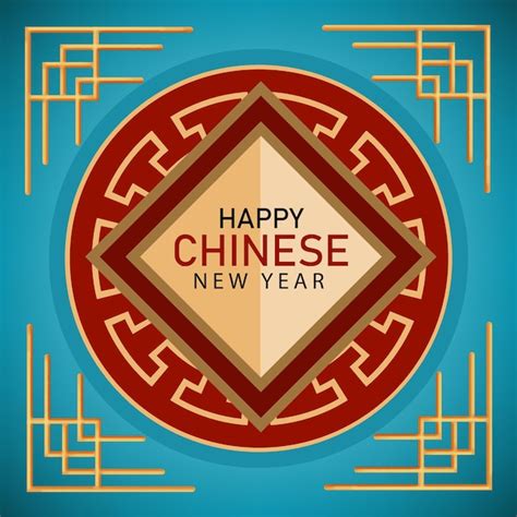 Premium Vector Paper Style Chinese New Year Background