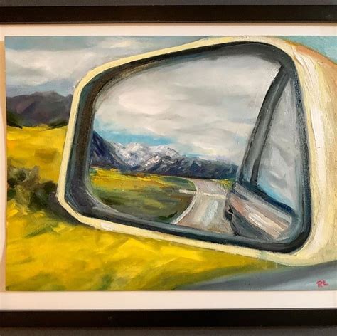 Rear View Oil On Arches Paper By Rebecca Lazinger 2019 Hand