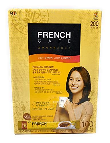 Premium French Cafe Instant Coffee Mix 100 Sticks By Namyang Km Coffee