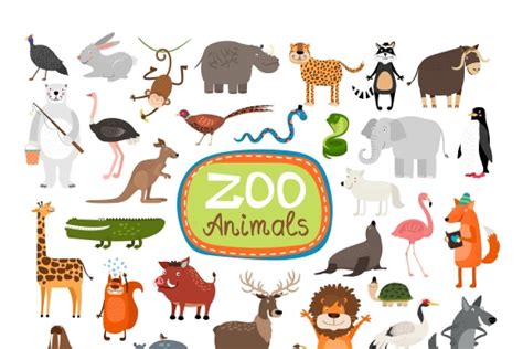 Vector Zoo Animals Creative Daddy