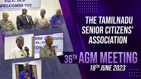 Tamilnadu Senior Citizens Association Agm Meeting Poongaatru