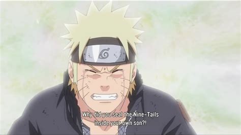 Naruto Shippuden Naruto Meets Minato The First Time Sad Moments