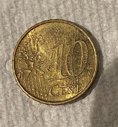 Rare 2002 D German 10 Cent Euro Etsy