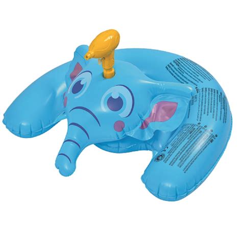 35 Blue Inflatable Ride On Elephant With Squirter Swimming Pool Toy Walmart Canada