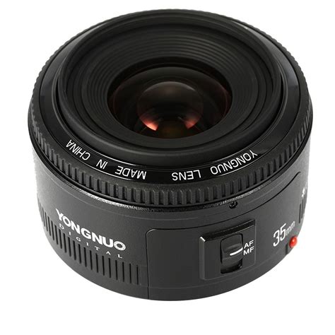 Yongnuo 35mm lens YN35mm F2 lens Wide-angle Large Aperture Fixed Auto Focus Lens For canon ...