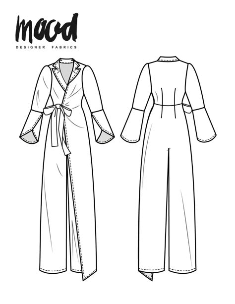 The Meadow Jumpsuit Free Sewing Pattern Mood Sewciety Jumpsuit Pattern Sewing Sewing