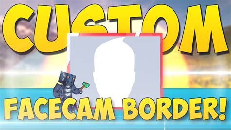 Easy Custom Facecam Border Photoshop Tutorial Youtube