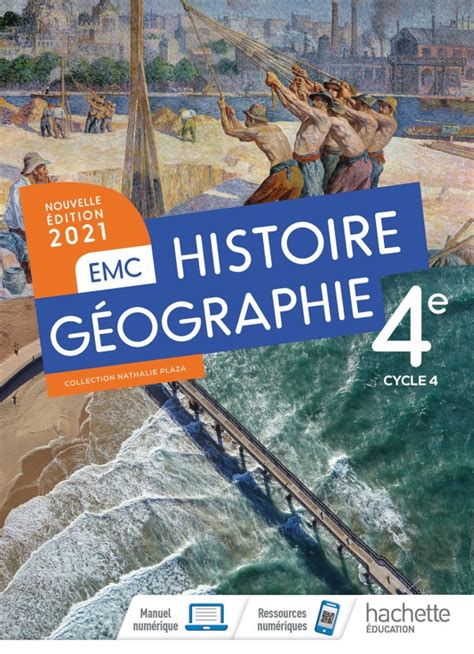 Histoire Géographie Emc 4e Livre élève Ed 2021 30 Grand
