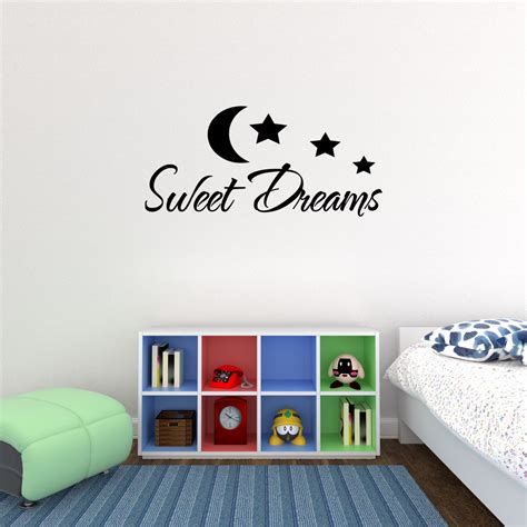 Sweet Dreams Vinyl Wall Sticker Quote Decal Jr780