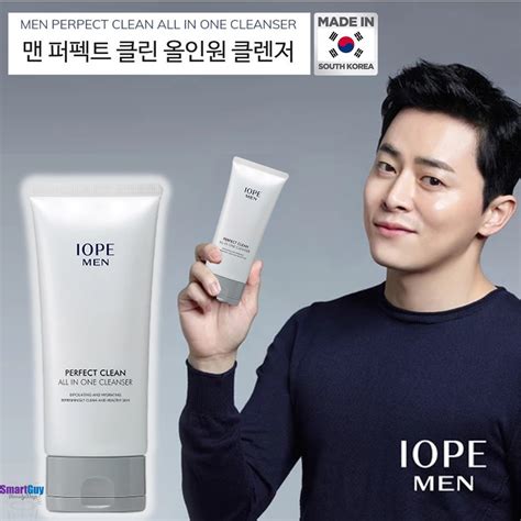 Iope Men Perfect Clean All In One Cleanser 125ml Made In Korea ครีมโฟม