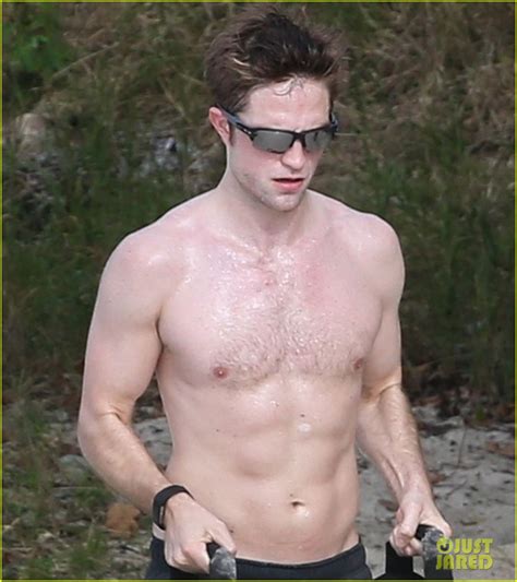 Robert Pattinson Bares Ripped Body While Shirtless In Antigua Photo