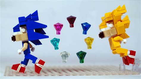 How To Build Lego Sonic The Hedgehog Chaos Emeralds And Super Sonic
