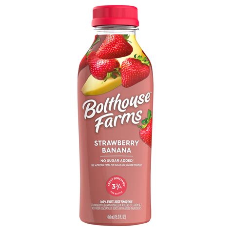 Save On Bolthouse Farms Strawberry Banana 100 Fruit Juice Smoothie