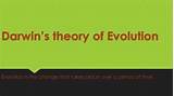 Darwin Theory Evolution