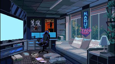 Gaming Room Pixel Art Animated  Pixelart