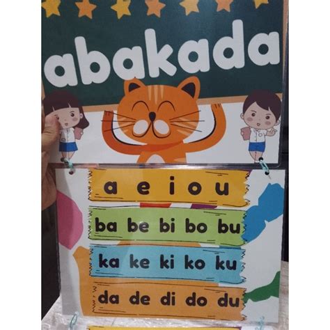 Abakada Abacada Wall Chart For Teachers Instructional Materials In