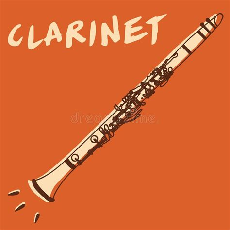 Clarinet Vector Stock Vector Illustration Of Clarinet 24375679